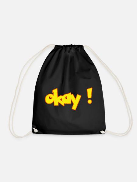 OKAY - Turnbeutel - Schwarz