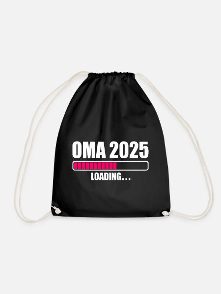 Oma 2025 - Turnbeutel - Schwarz
