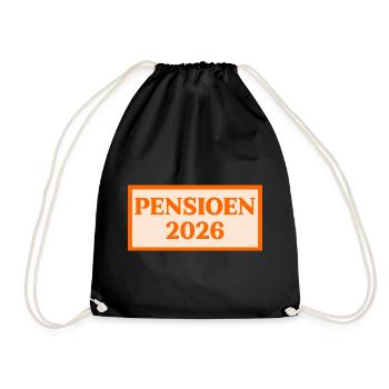 Retraites 2026 - Sac de sport léger - noir - Devant
