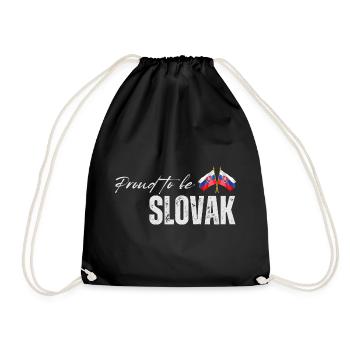 Fier Slovaque, j’aime la Slovaquie - Sac de sport léger - noir - Devant