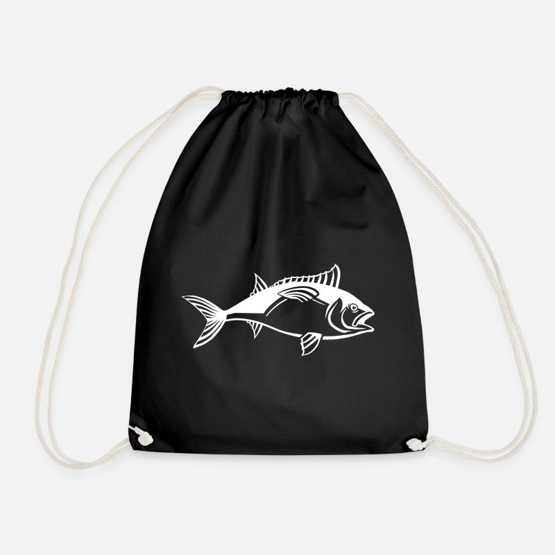 Thunfisch - Turnbeutel - Schwarz