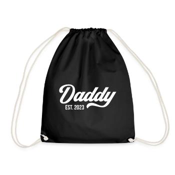 Papa Est 2023 Fête des Pères - Sac de sport léger - noir - Devant