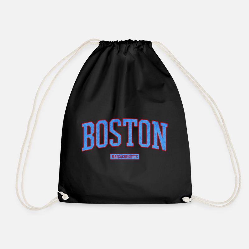 Boston Stadt Pride Emblem - Turnbeutel - Schwarz