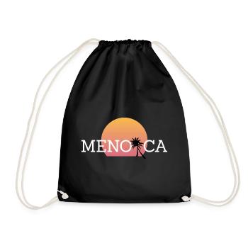 Menorca - Turnbeutel - Schwarz - Vorne