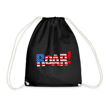ROAR USA - Battlecry Vereinigte Staaten von Amerika - Turnbeutel - Schwarz - Vorne