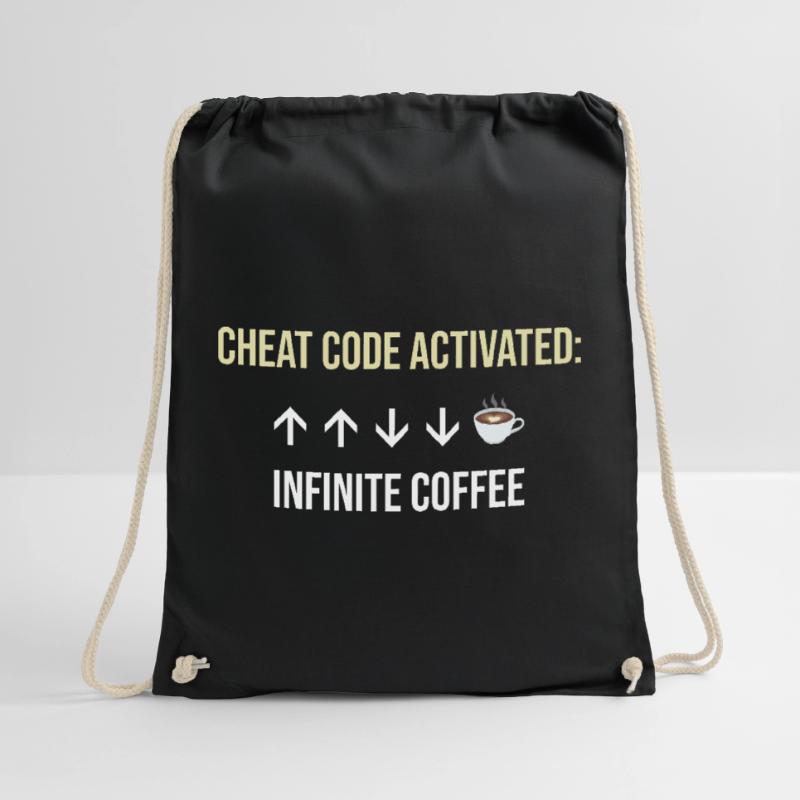 Unendlicher Kaffee Aktiver Cheat-Code Turnbeutel