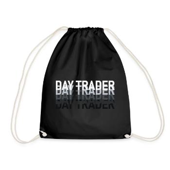Day Trader Marché boursier Trader boursier - Sac de sport léger - noir - Devant
