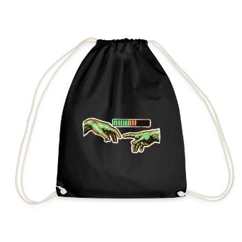Chargement de connexion humaine - Sac de sport léger - noir - Devant