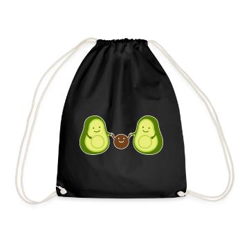 avocat - Sac de sport léger - noir - Devant