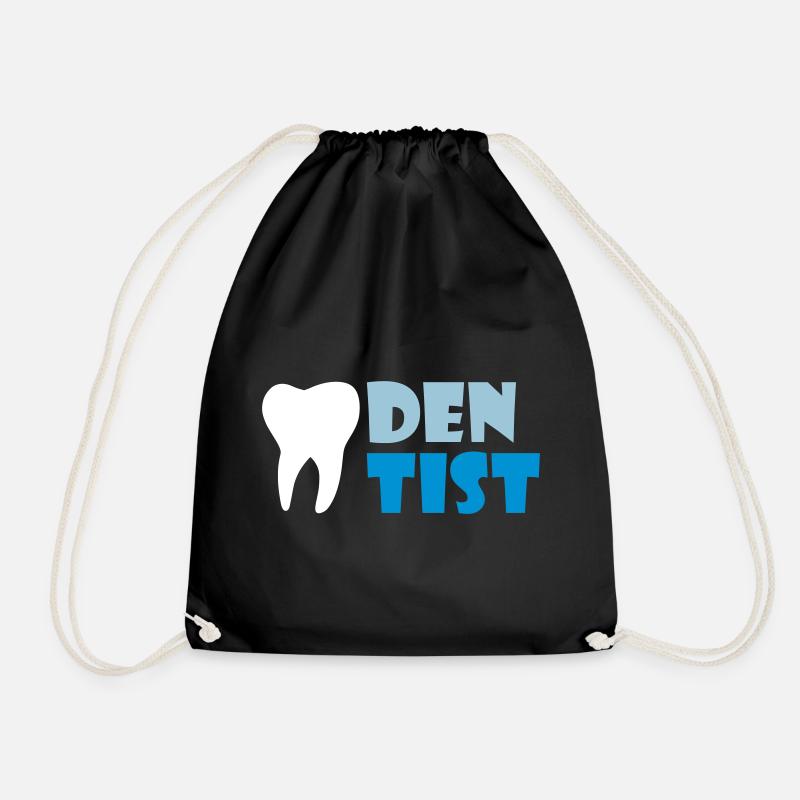 Dentist (Zahn) - Turnbeutel - Schwarz