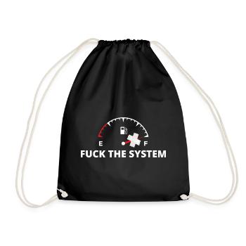 Impression anti-système de la jauge rebelle - Sac de sport léger - noir - Devant