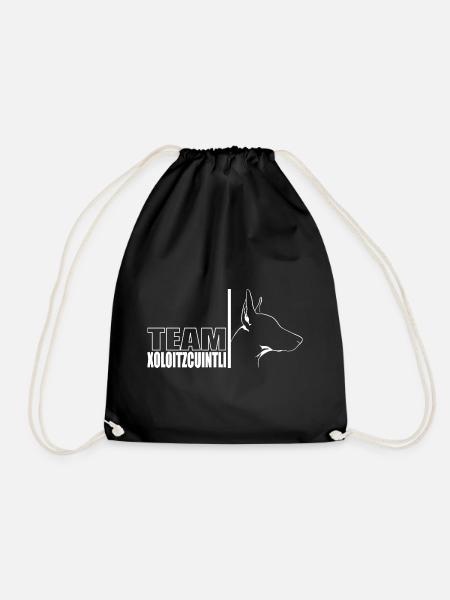 TEAM Xoloitzcuintli Hunde Hund Wilsigns - Turnbeutel - Schwarz