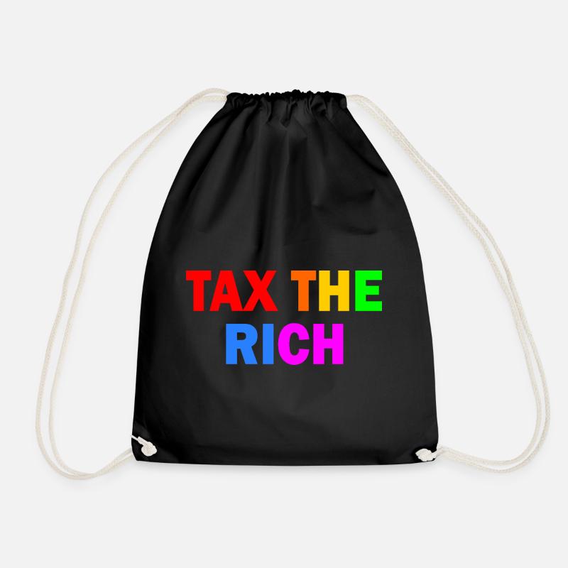Tax the rich - Turnbeutel - Schwarz