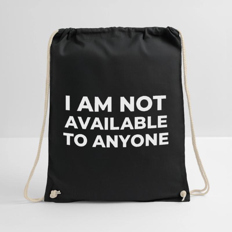 Conception de déclaration de protestation typographique audacieuse Sac de sport léger