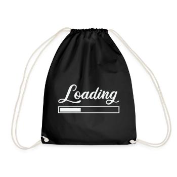 Loading - Drawstring Bag - black - Front