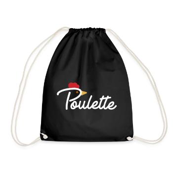 Poulette - Sac de sport léger - noir - Devant