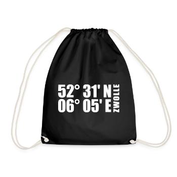 Coordonnées de Zwolle - Sac de sport léger - noir - Devant