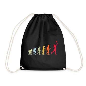 Volleyball Evolution - Turnbeutel - Schwarz - Vorne
