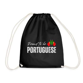 Portugais fier, j’adore le Portugal - Sac de sport léger - noir - Devant