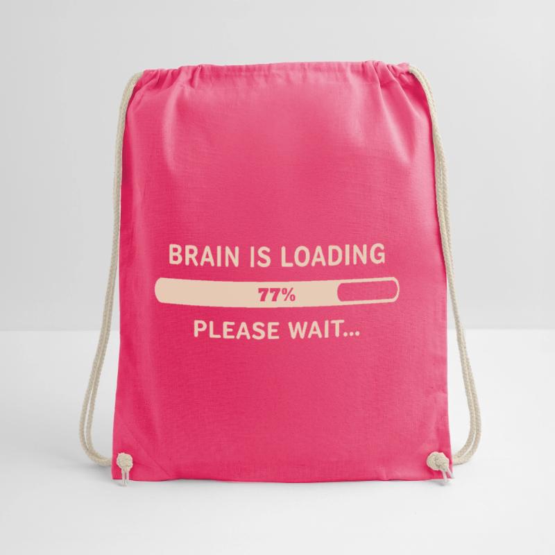 Brain Loading – Please Wait Drawstring Bag