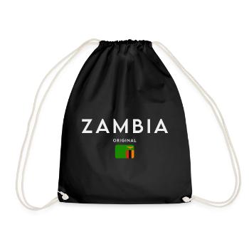 Sambischer Stolz, minimalistisches, elegantes Design - Turnbeutel - Schwarz - Vorne