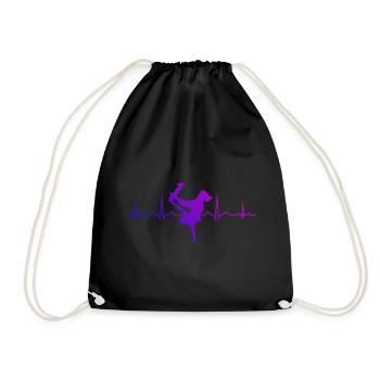 Skateboard Hommes Skateboarders Femmes - Sac de sport léger - noir - Devant