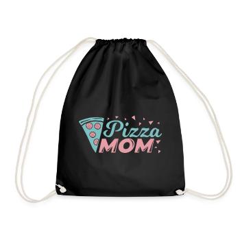 Pizza Maman - Sac de sport léger - noir - Devant