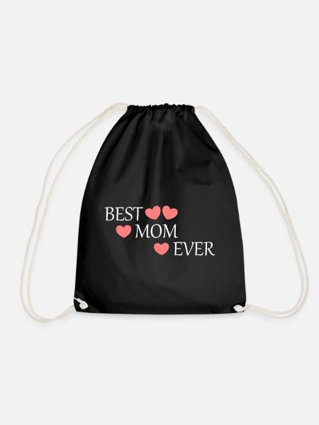 Spruch Muttertag Beste Mama der Welt Muttertag Mom - Turnbeutel - Schwarz