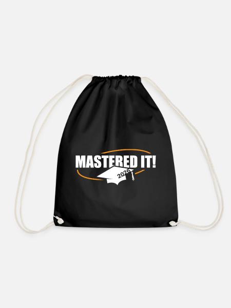 Master 2026 Abschluss Promotion Sponsion - Turnbeutel - Schwarz