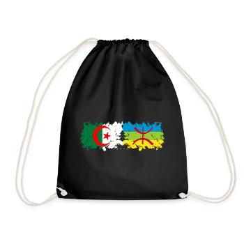 Algérie Kabylie - Sac de sport léger - noir - Devant