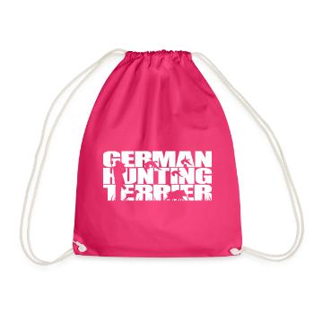 GERMAN HUNTING TERRIER Chiens de chasse Hunter Wilsigns - Sac de sport léger - fuchsia - Devant