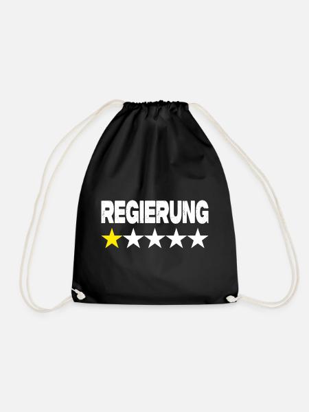 Regierung Star Rating - Turnbeutel - Schwarz