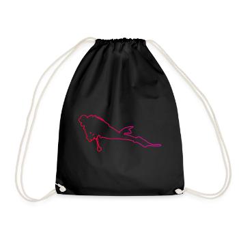Tauchen Scuba Tauchen Diver Plongée sous-marine - Sac de sport léger - noir - Devant