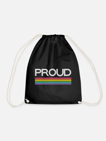 Pride Month LGBT - Stolz! - Turnbeutel - Schwarz
