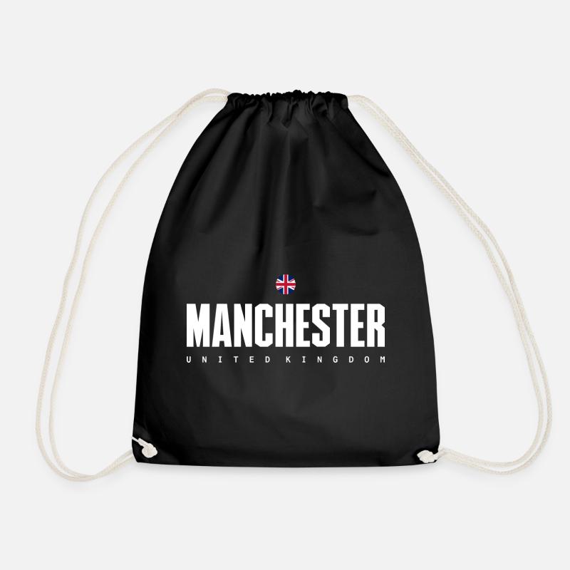 Manchester - Turnbeutel - Schwarz