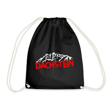 Dachstein Ramsau Austria Souvenir - Drawstring Bag - black - Front
