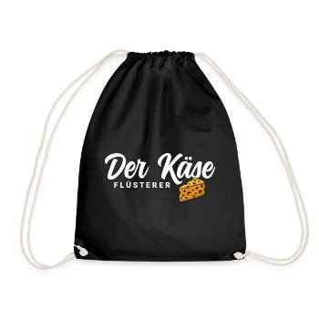 Der Käse Flüsterer - Turnbeutel - Schwarz - Vorne
