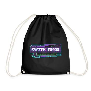 System Error – coffee.exe not found - Turnbeutel - Schwarz - Vorne
