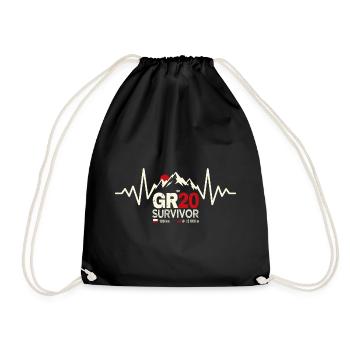GR20 Survivor ECG  Trek Corse Randonnée - Sac de sport léger - noir - Devant