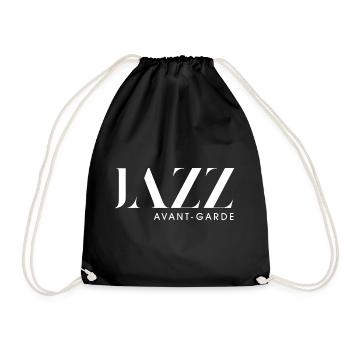 avantgarde jazz - Drawstring Bag - black - Front