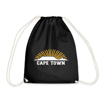 Cape Town - Drawstring Bag - black - Front