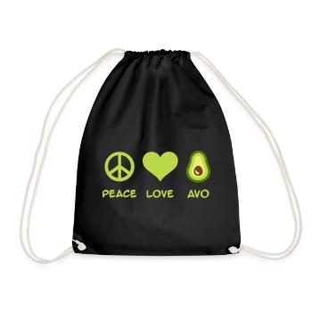 avocat - Sac de sport léger - noir - Devant