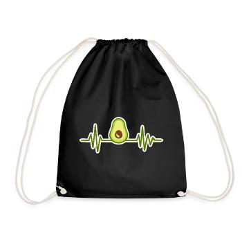 avocat - Sac de sport léger - noir - Devant