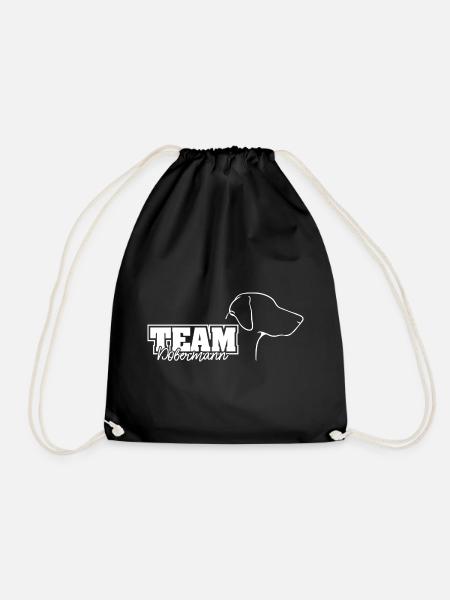 TEAM DOBERMANN Hunde Hund Wilsigns IGP Hundesport - Turnbeutel - Schwarz