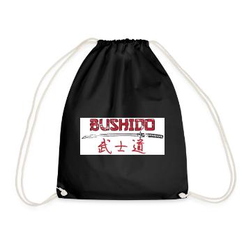 Japan Bushido Japanese Vintage Streetwear - Drawstring Bag - black - Front