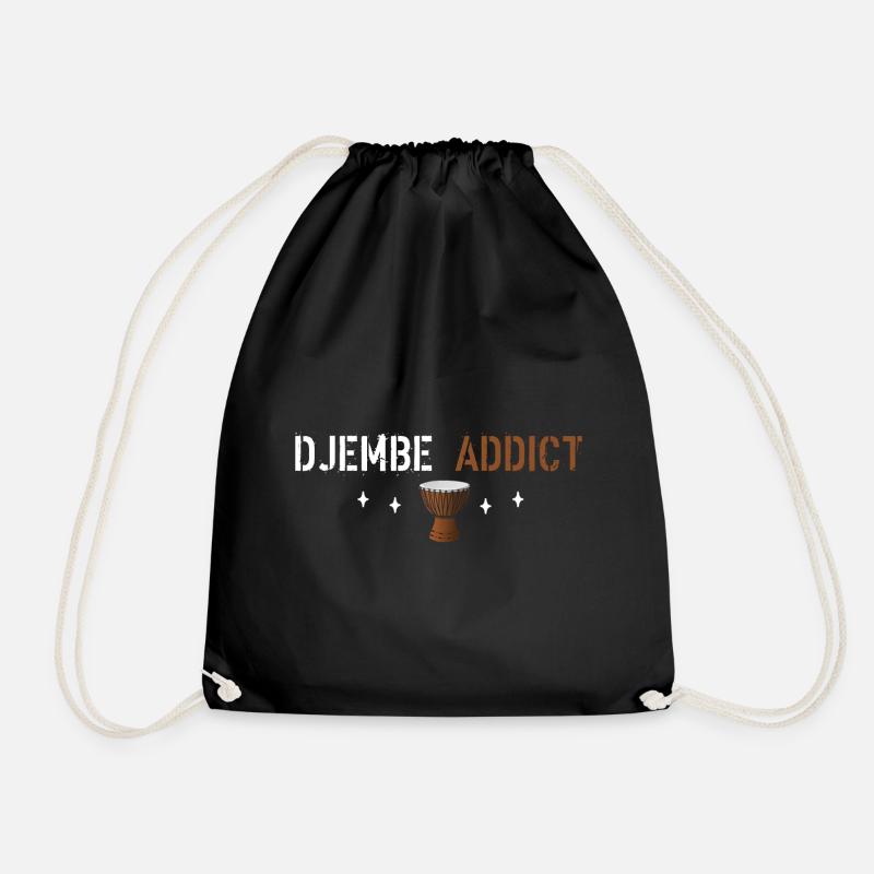 Djembe-Süchtige - Turnbeutel - Schwarz
