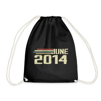 Juin 2014 Anniversaire Juin 2014 Juin 2014 Anniversaire - Sac de sport léger - noir - Devant