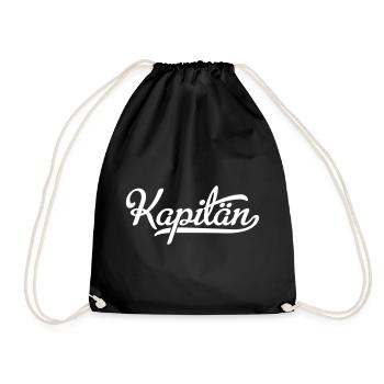 Kapitän - Turnbeutel - Schwarz - Vorne