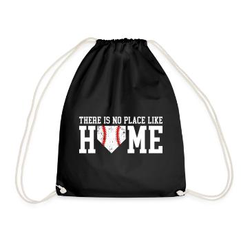 There is no better place than Home Boys Baseball - Drawstring Bag - black - Front