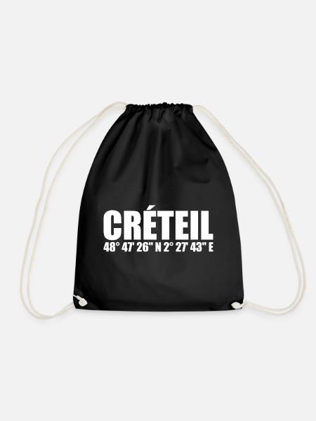 Coordonnées de Créteil - Sac de sport léger - noir